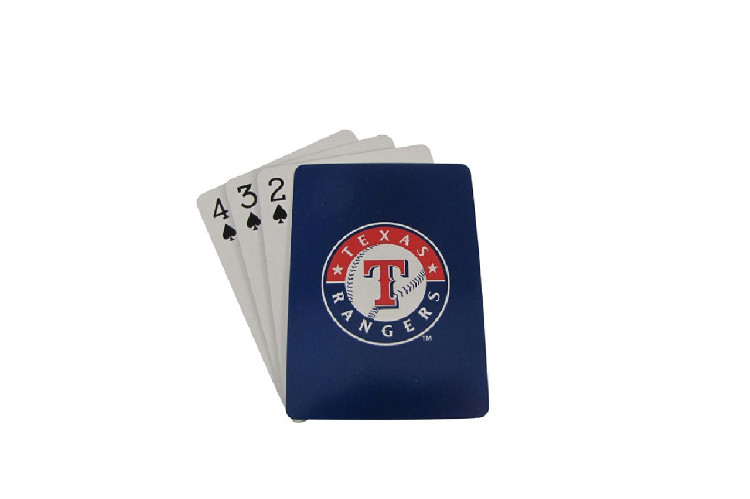 Texas Rangers Playing Cards Diamond Plate