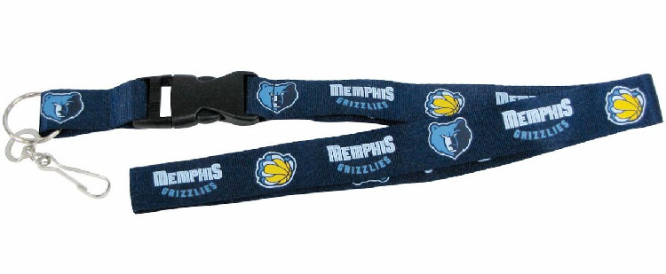 Memphis Grizzlies Lanyard - Breakaway with Key Ring