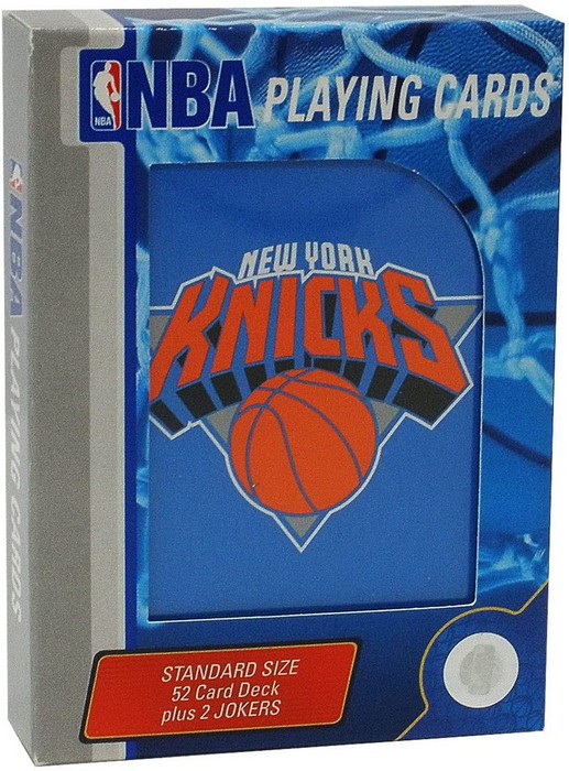 New York Knicks Playing Cards Hardwood