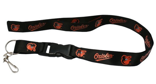 Pro Specialties Group Baltimore Orioles Lanyard - Breakaway with Key Ring