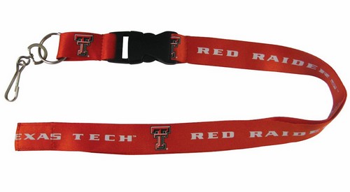 Pro Specialties Group Texas Tech Red Raiders Lanyard - Breakaway with Key Ring -