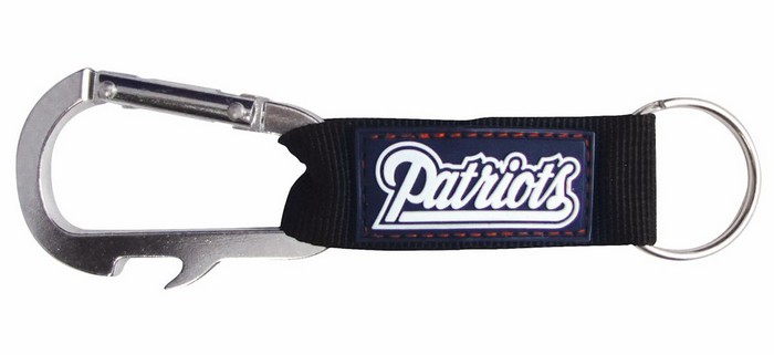 New England Patriots Carabiner Keychain