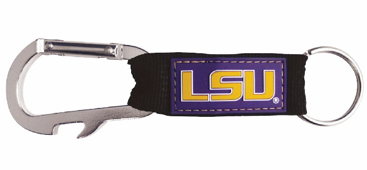 LSU Tigers Carabiner Keychain