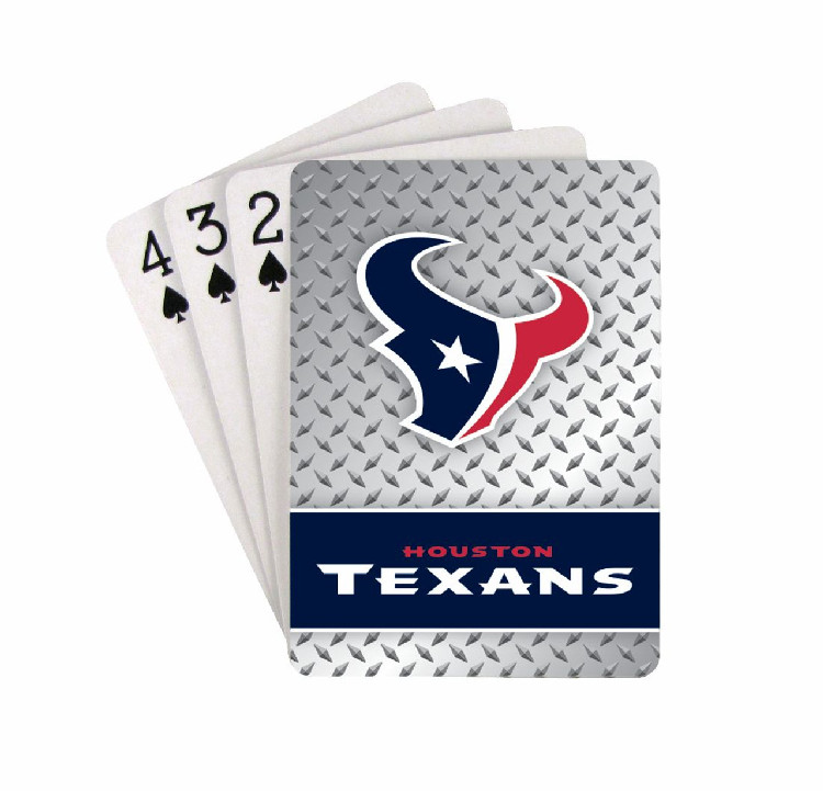 Houston Texans Playing Cards - Diamond Plate