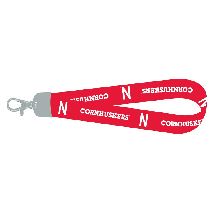 Nebraska Cornhuskers Lanyard Wristlet Style Alternate Design