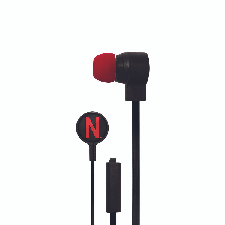 Nebraska Cornhuskers Big Logo Ear Buds CO