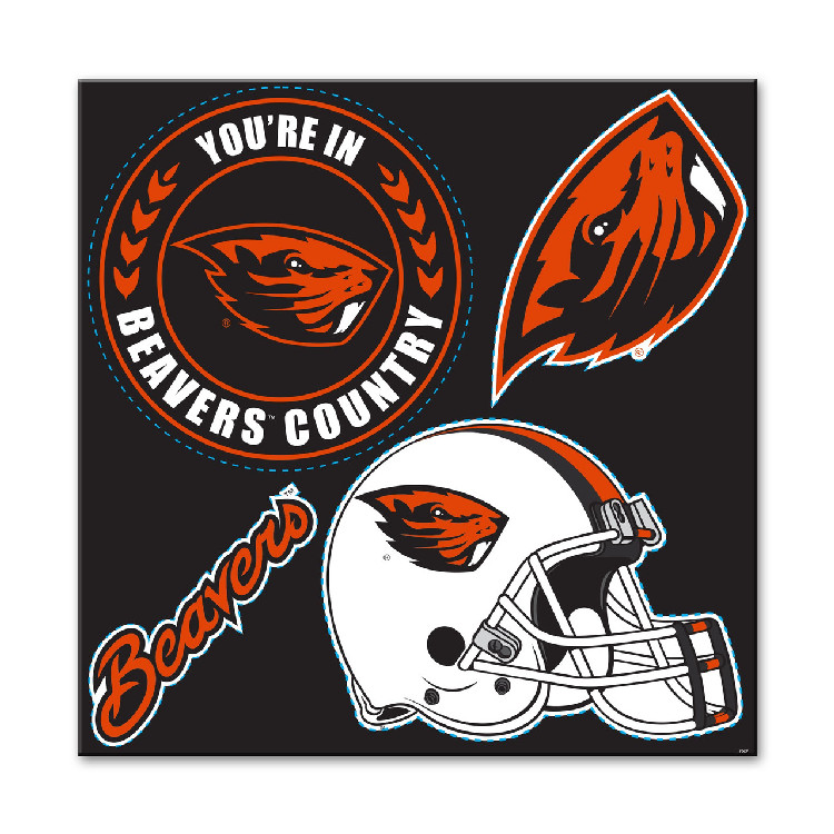 Oregon State Beavers Magnet Kit 4 Piece