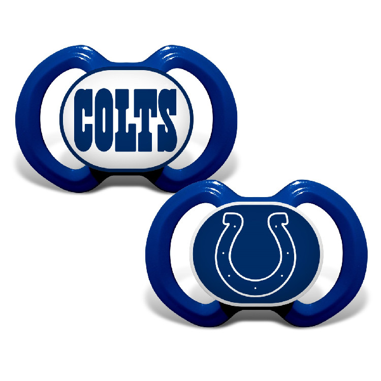 Indianapolis Colts Pacifier 2 Pack by Baby Fanatic