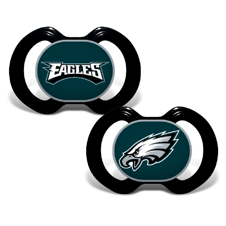 Philadelphia Eagles Pacifier 2 Pack Alternate