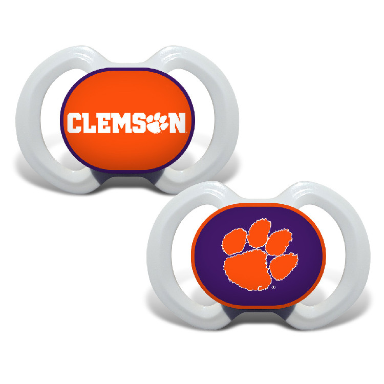 Clemson Tigers Pacifier 2 Pack Alternate