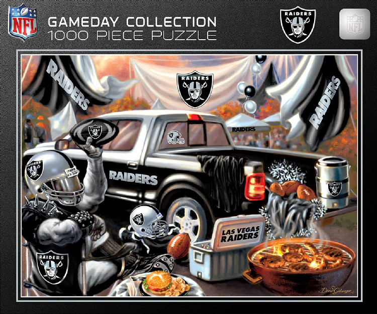 Las Vegas Raiders Puzzle 1000 Piece Gameday Design