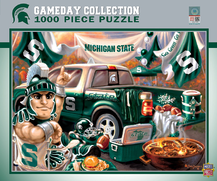 Michigan State Spartans Puzzle 1000 Piece Gameday Design