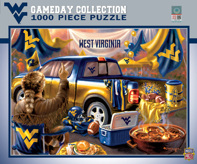 West Virginia Mountaineers Puzzle 1000 Piece Gameday Design