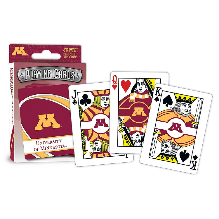 Minnesota Golden Gophers Playing Cards Logo