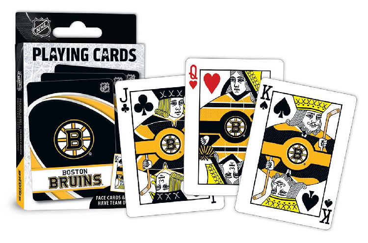 Boston Bruins Playing Cards Logo