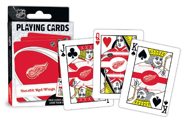 Detroit Red Wings Playing Cards Logo