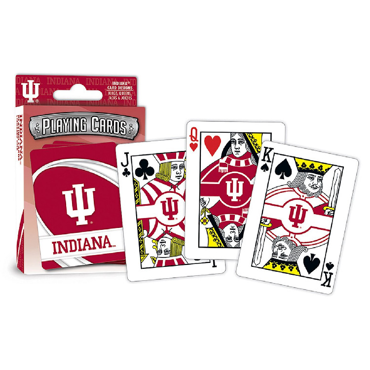 Indiana Hoosiers Playing Cards Logo