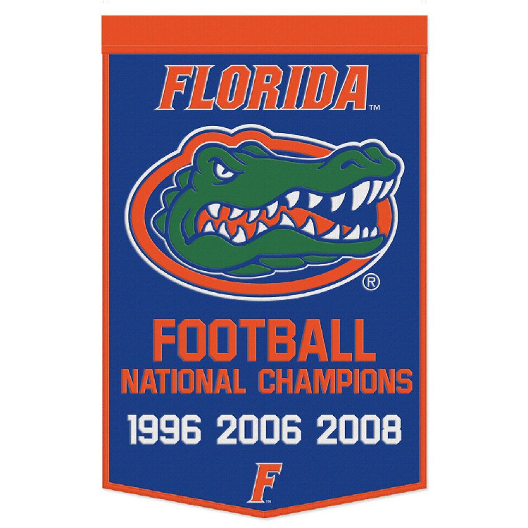 Florida Gators Banner Wool 24x38 Dynasty Champ Design Football