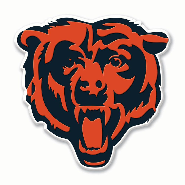 Chicago Bears Decal Flexible