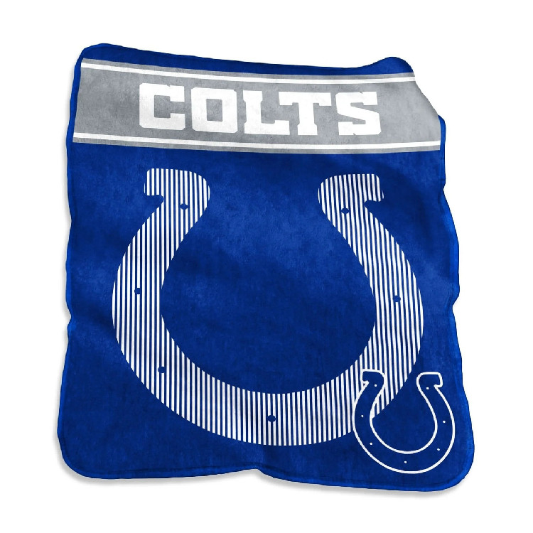 Indianapolis Colts Blanket 60x80 Raschel Throw