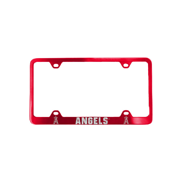 Los Angeles Angels License Plate Frame Laser Cut Red