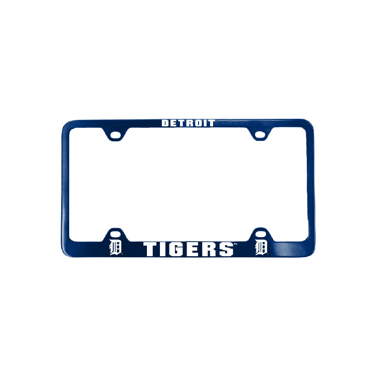 Detroit Tigers License Plate Frame Laser Cut Blue