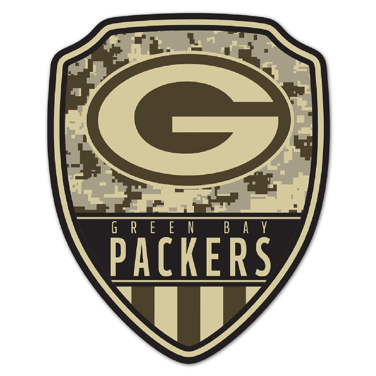Green Bay Packers Sign Wood 11x14 Shield Shape