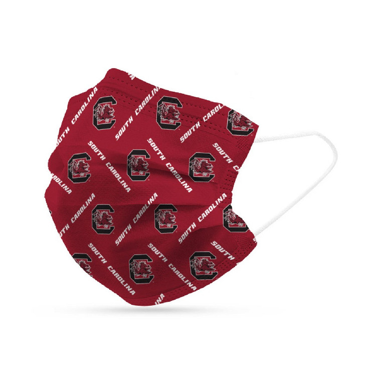 South Carolina Gamecocks Face Mask Disposable 6 Pack