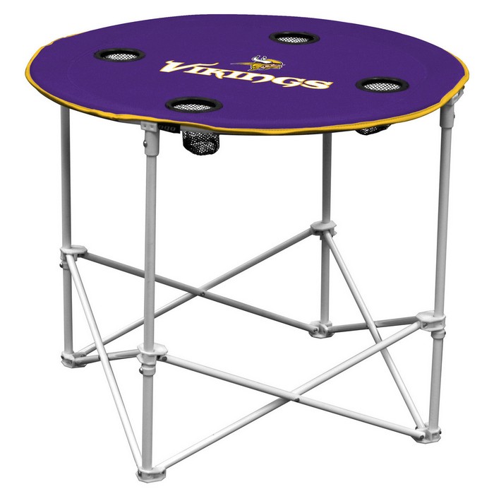 Minnesota Vikings Round Tailgate Table