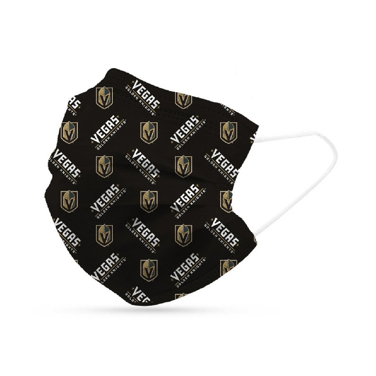 Vegas Golden Knights Face Mask Disposable 6 Pack