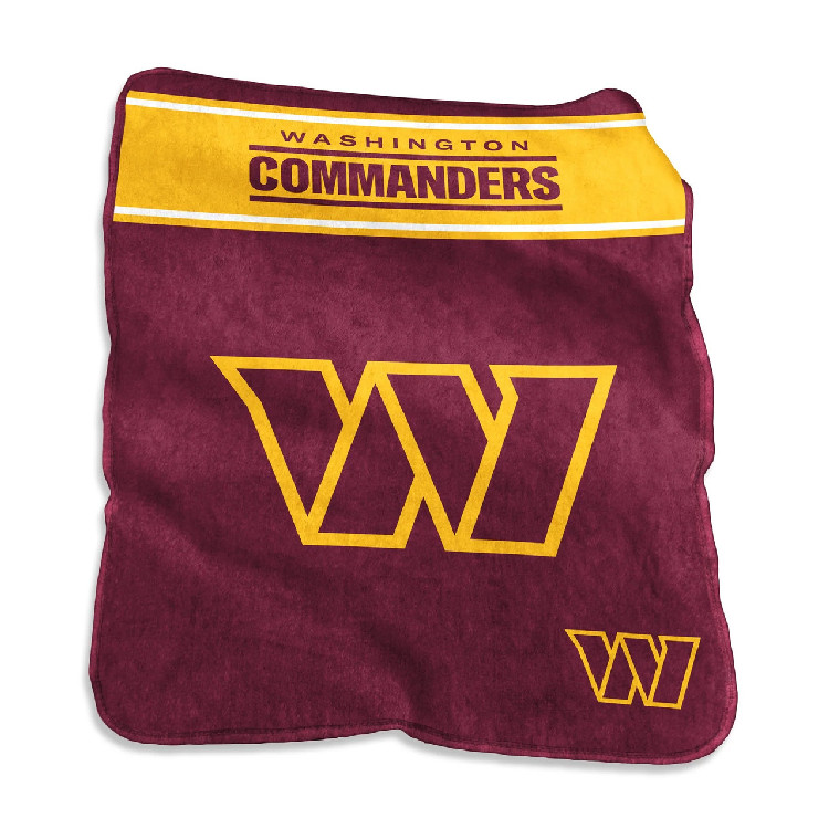 Washington Commanders Blanket 60x80 Raschel Throw