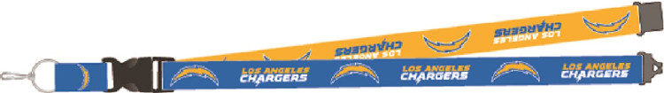 Los Angeles Chargers Lanyard Reversible Yellow/Blue