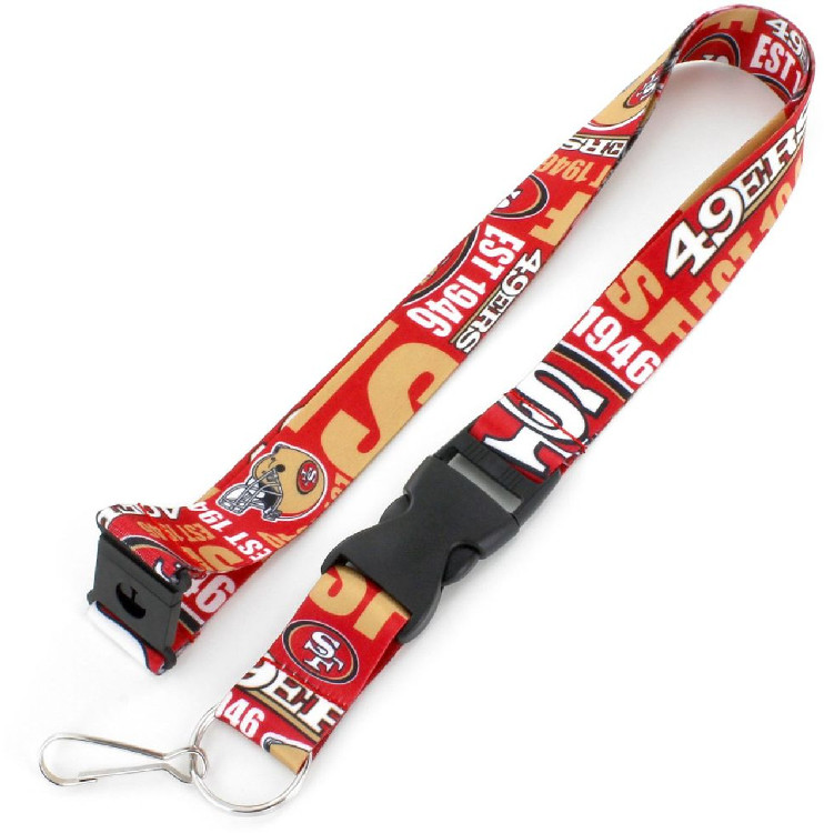 San Francisco 49ers Lanyard Breakaway Style Dynamic Design