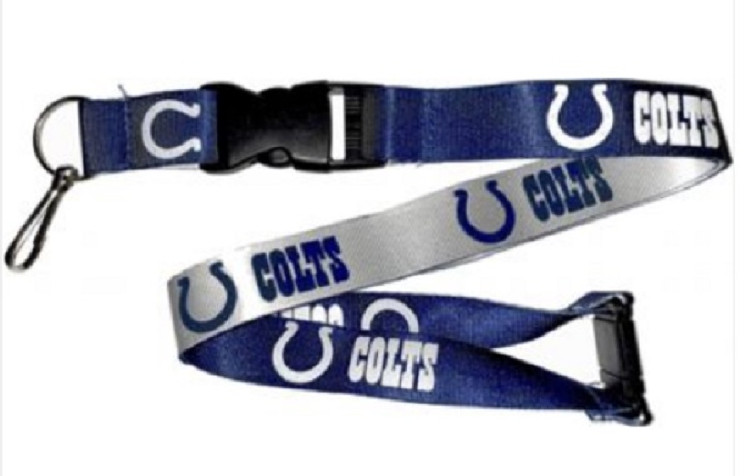 Indianapolis Colts Lanyard Reversible Blue and White