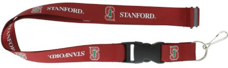 Stanford Cardinal Lanyard Red