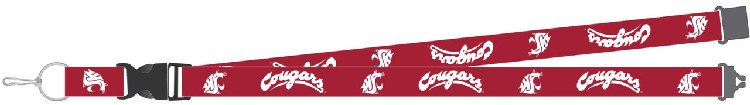 Washington State Cougars Lanyard Red