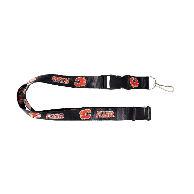 Calgary Flames Lanyard Black