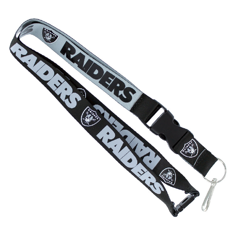 Las Vegas Raiders Lanyard Reversible