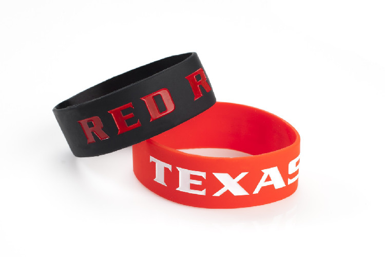 Texas Tech Red Raiders Bracelets - 2 Pack Wide