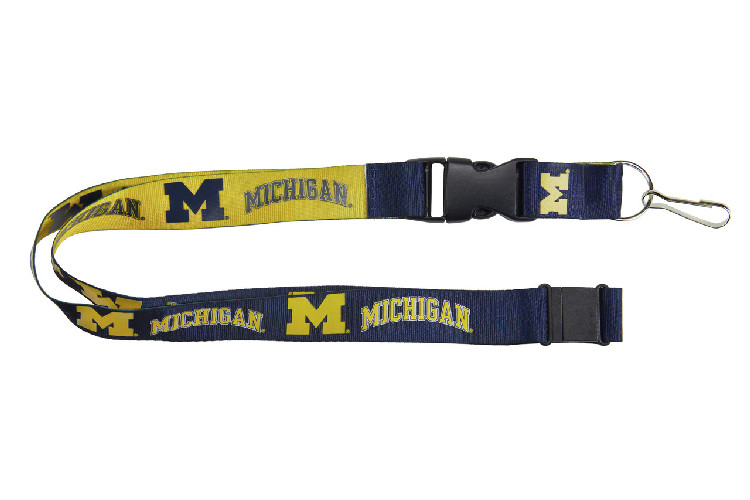 Michigan Wolverines Lanyard Reversible