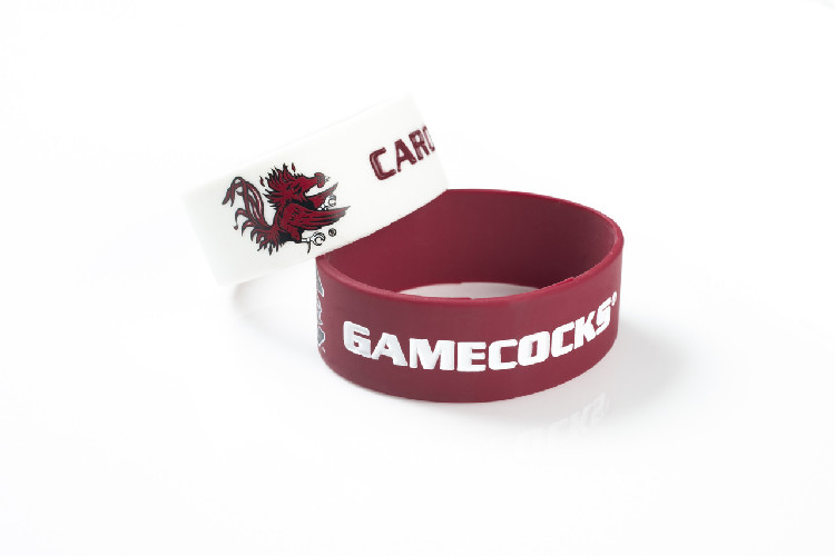 South Carolina Gamecocks Bracelets 2 Pack Wide