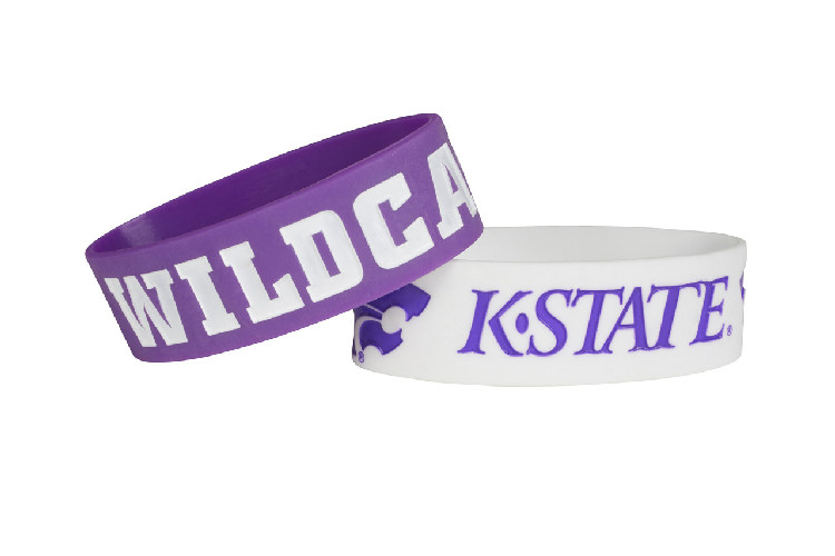 Kansas State Wildcats Bracelets 2 Pack Wide