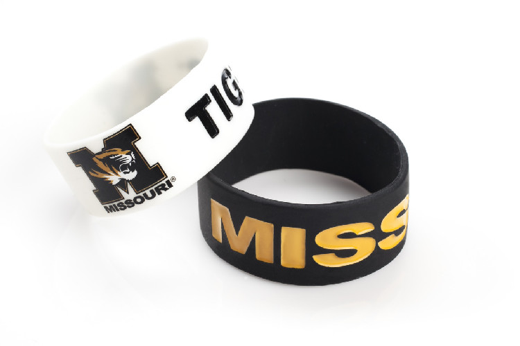 Missouri Tigers Bracelets 2 Pack Wide