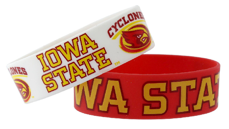 Iowa State Cyclones Bracelets 2 Pack Wide