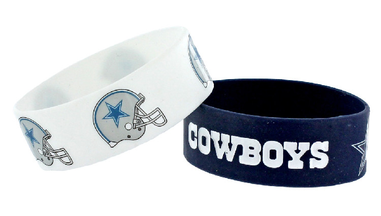 Dallas Cowboys Bracelets 2 Pack Wide