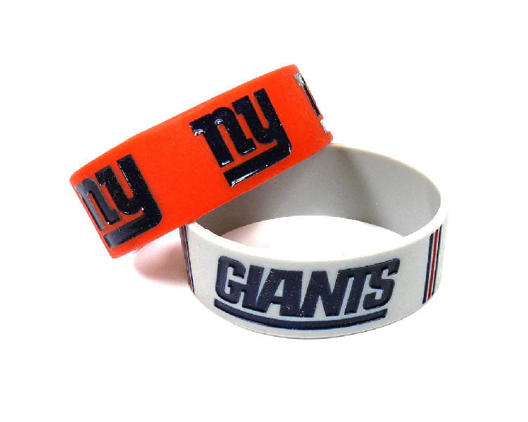 New York Giants Bracelets 2 Pack Wide