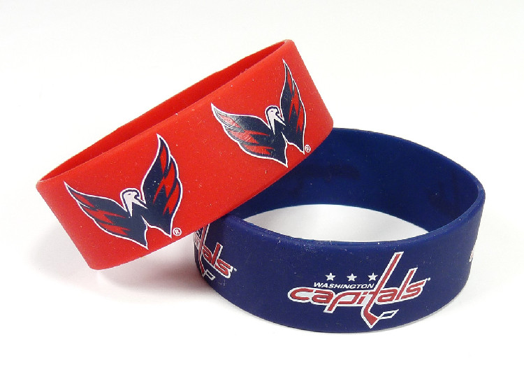 Washington Capitals Bracelets - 2 Pack Wide