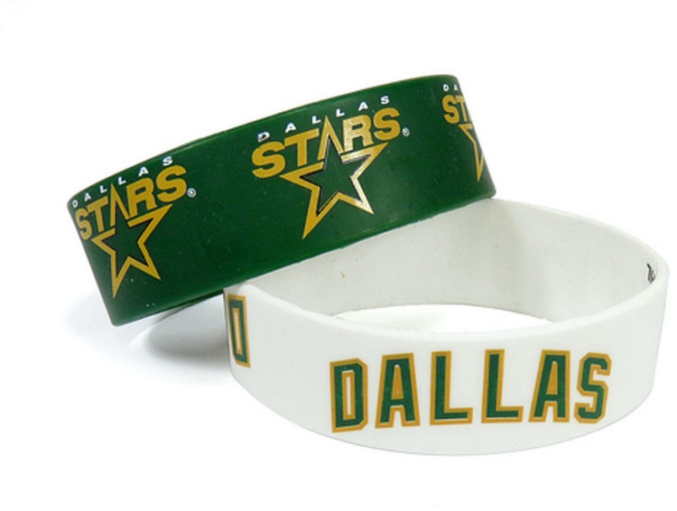 Dallas Stars Bracelets - 2 Pack Wide