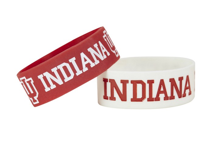 Aminco Indiana Hoosiers Bracelets - 2 Pack Wide -