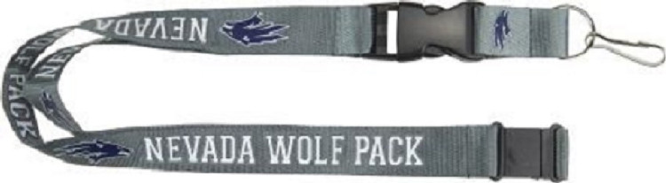 Nevada Wolfpack Lanyard Gray